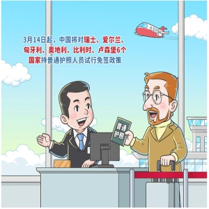 <strong>再添6国！免签“朋友圈”扩容传递中国开放</strong>